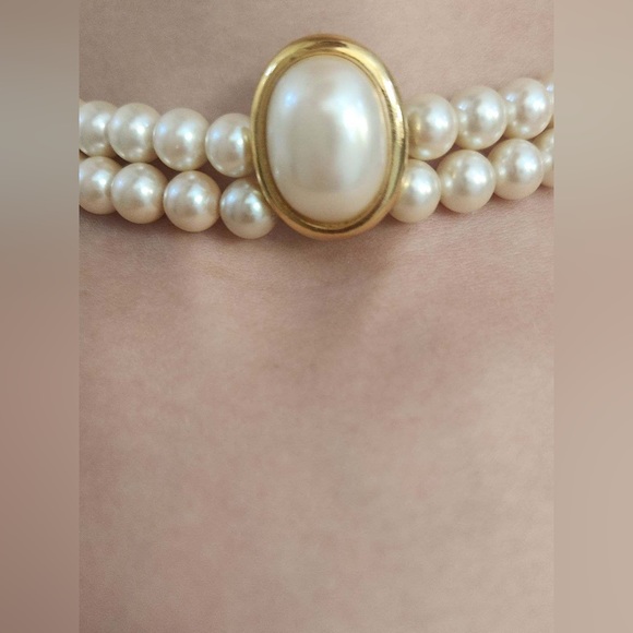Vintage LCI Liz Claiborne pearl necklace - Picture 6 of 6